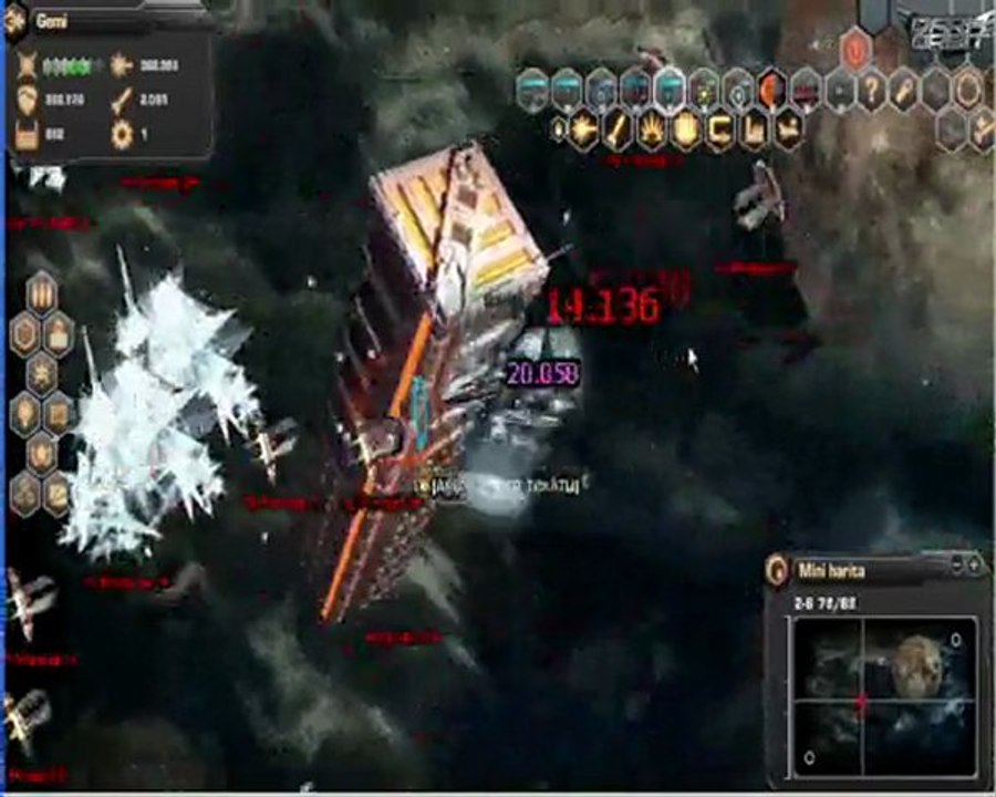 Darkorbit x-6 Haritalarında 1ws1 Cubi