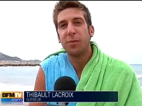 A Marseille, le vent est apprécié des surfeurs