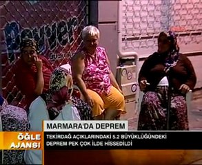 MARMARA'DA 5,2'LİK DEPREM KORKUTTU