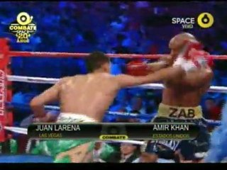 AMIR KHAN POST JUDAH REPORTAJE RING SIDE