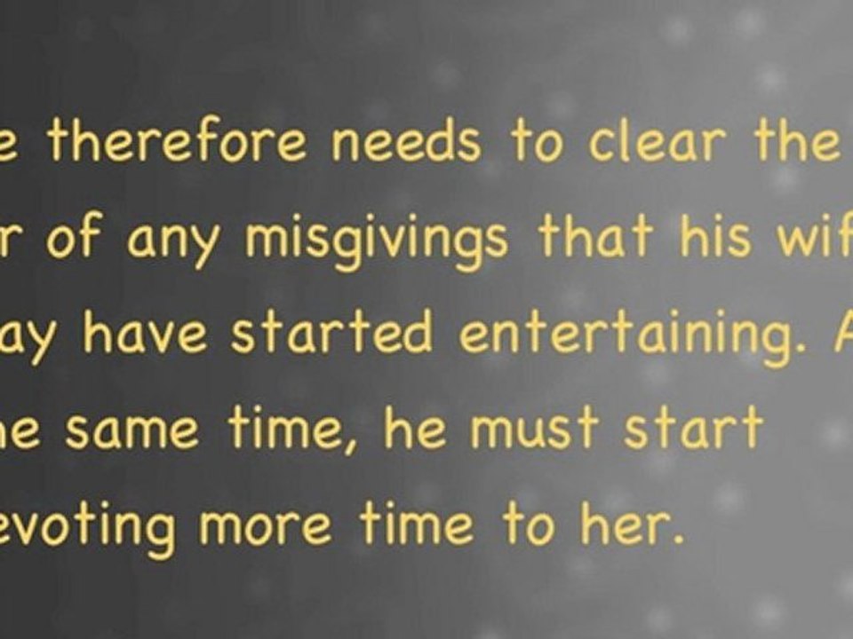 How to save marriage.