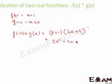 Relation and Functions Part 7 (Algebra of functions and examples) Mathematics CBSE Class X1
