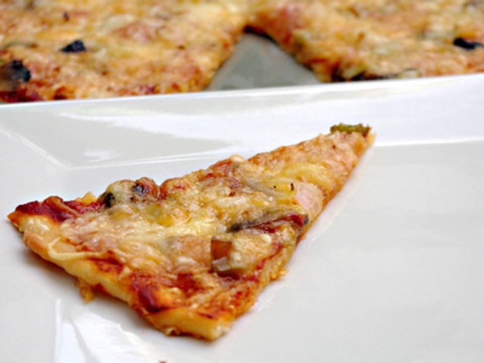 Recette de pizza végétarienne