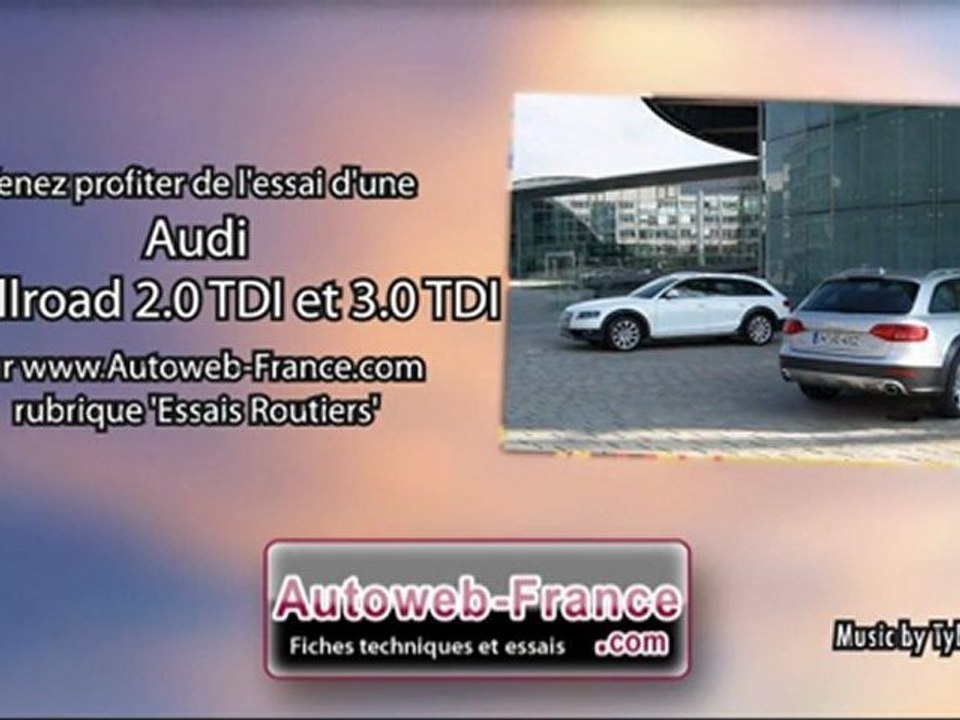 Essai Audi A4 Allroad 2.0 TDI et 3.0 TDI - Autoweb-France