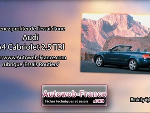 Essai Audi A4 Cabriolet 2.5 TDI - Autoweb-France