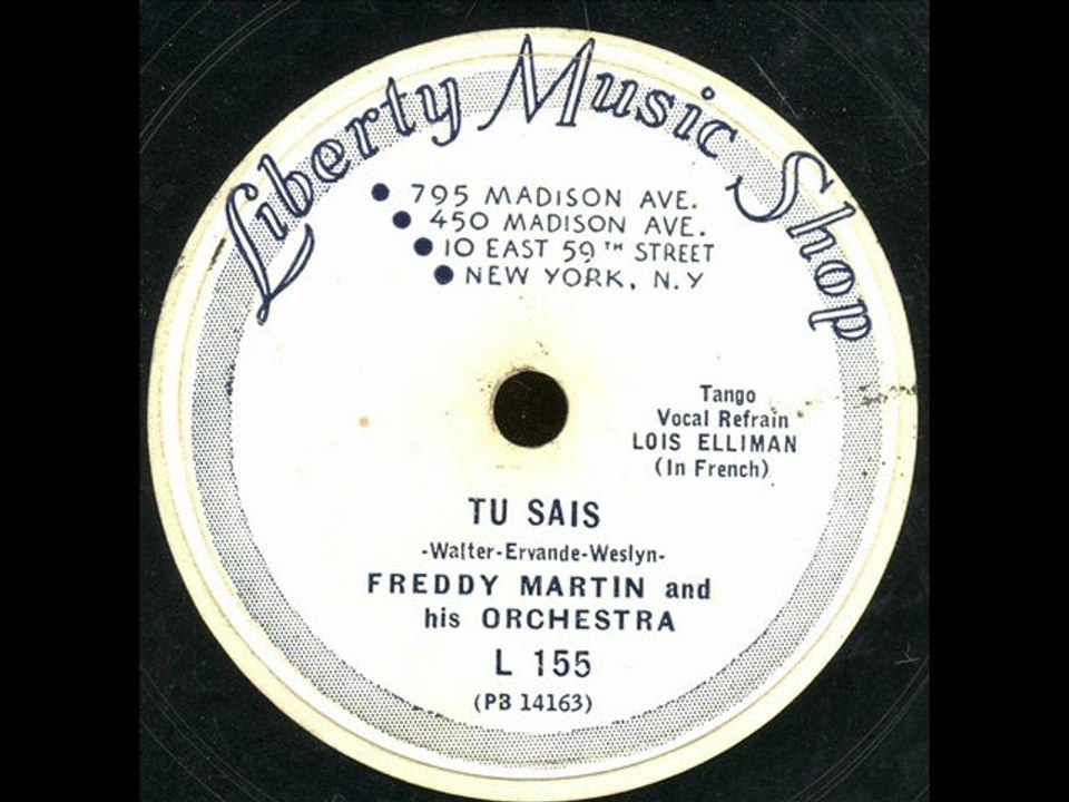 Tu Sais-Tango-Freddy Martin Orchestra