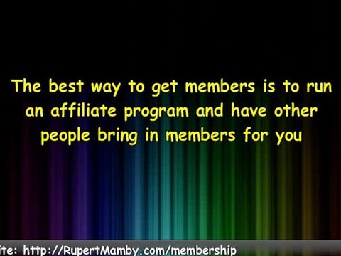 Recurring Income from Membership Sites