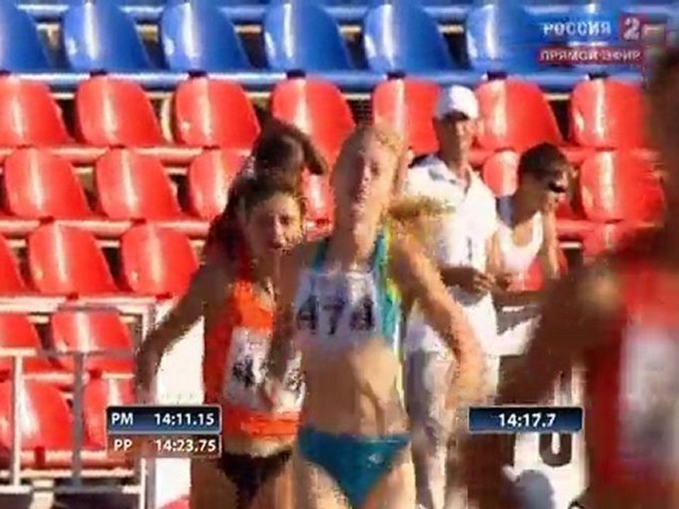 5000м Женщины Финал Чемпионат России в Чебоксар...
