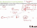 CBSE permutation Maths Class X1 Part 6 ( Problems on Permutation)