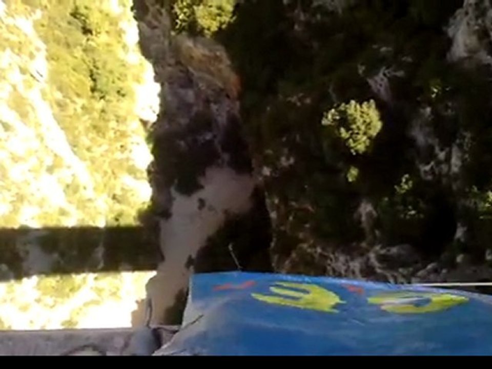 Saut élastique pont de l'Artuby