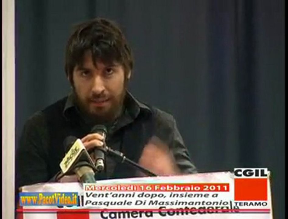 251 - Di Massimantonio Daniele - Convegno CGIL a Giulianova (2011-02-16)