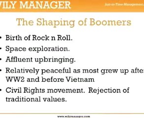 Baby Boomers in the Workforce - A Guide for Busy Managers