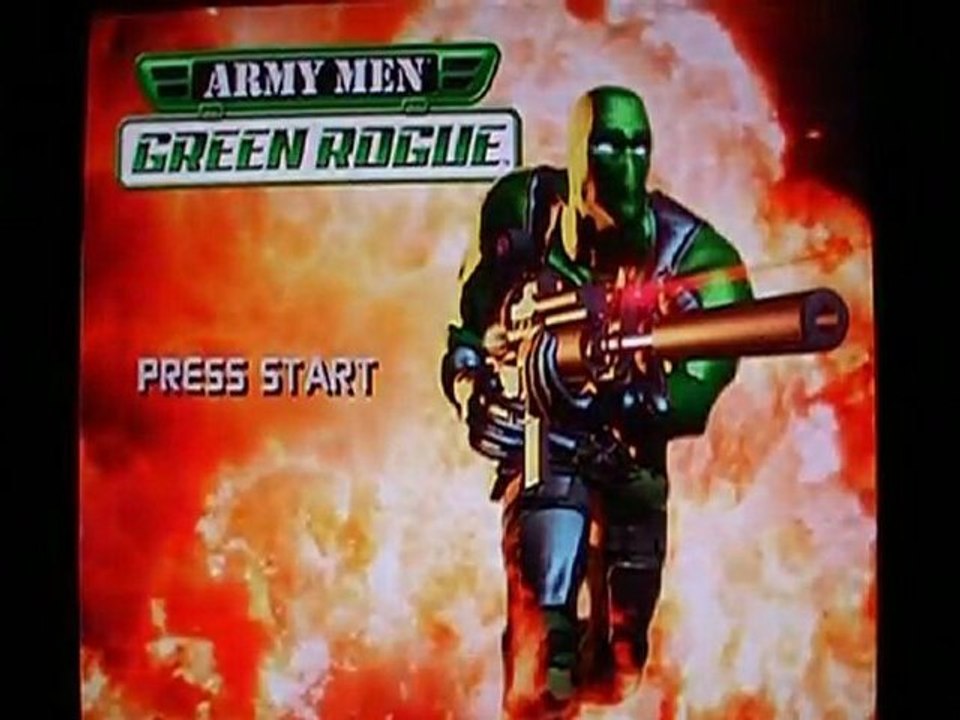 First Level - Only - Army Men Green Rogue - Playstation 2