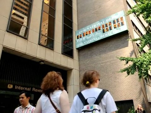 Etats-Unis: l'horloge de la dette publique affiche des records