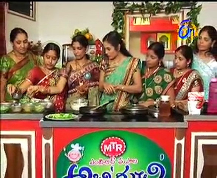 Etv Abhiruchi-Pindi Vantalu,Urinche Vanta,Good food,Sweet Snacks - 03