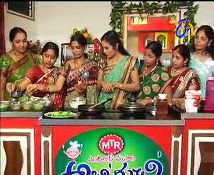 Etv Abhiruchi-Pindi Vantalu,Urinche Vanta,Good food,Sweet Snacks - 03