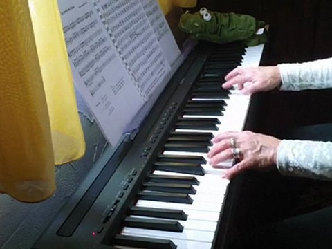 UN ROCK EN FEU..Série du repertoire 3.....8 mois de piano avec la METHODE COLIN