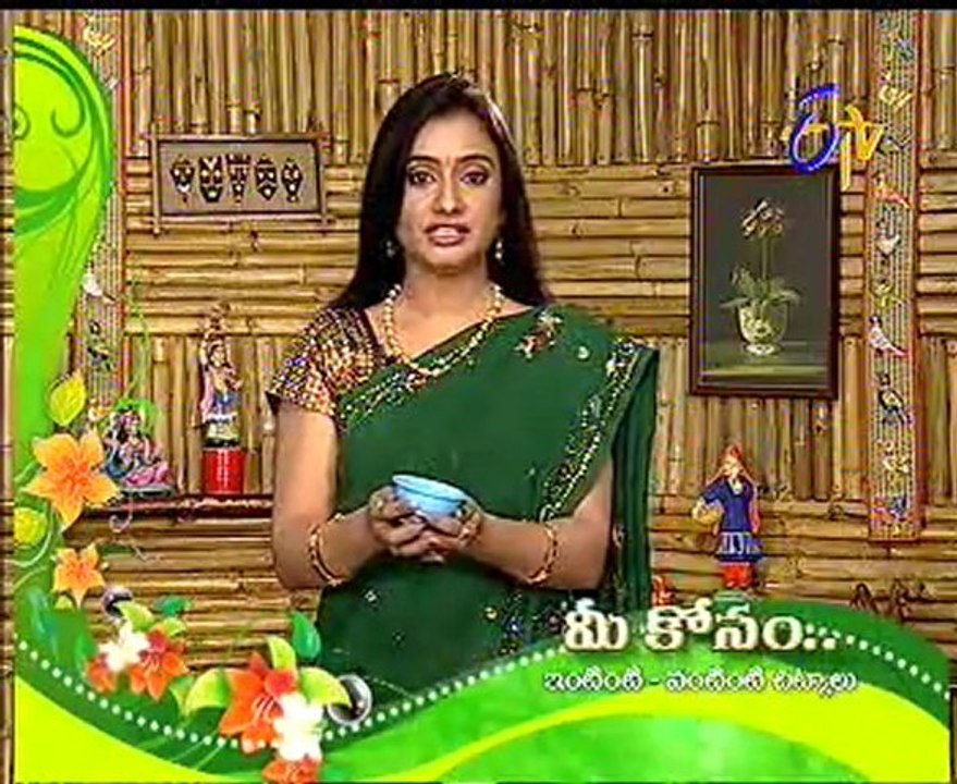 Etv Abhiruchi-Pindi Vantalu,Urinche Vanta,Good food,Sweet Snacks - 02