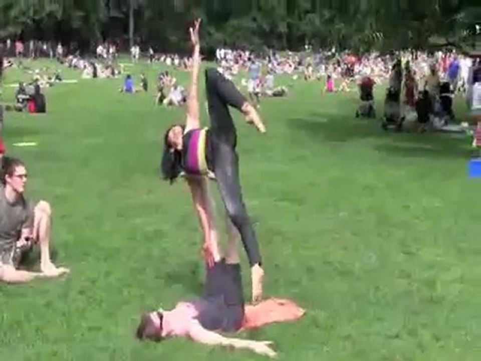 Yoga im Park