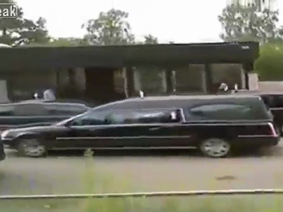 Der Leichenwagen an die Opfer des Utøya - Oslo