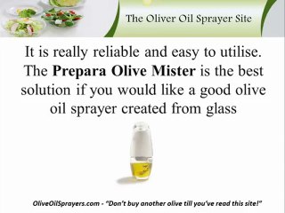 Why We Will Need To Make Use Of An Olive Oil Sprayer