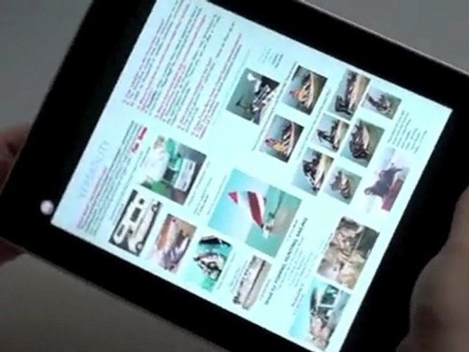 Porta-bote catalogue iPad app