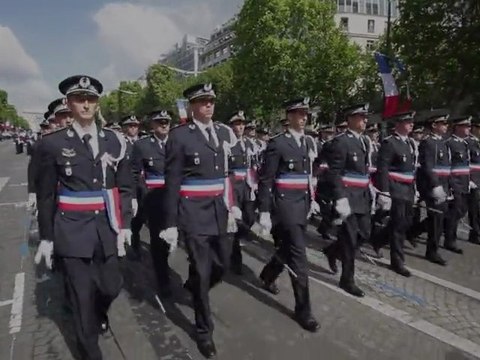 Dans les rangs du ministère de l'intérieur - Défilé du 14 juillet 2011