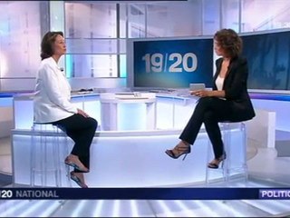 S.Royal invitée de fr3 - Je propose une règle d'argent, c'est la justice fiscale (27/07/2011)