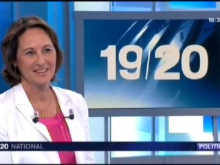 S. Royal "Je propose une règle d'argent, c'est la justice fiscale"