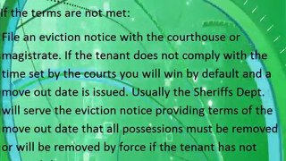 How to on Evicting a Tenant without being Sued | Talley Prop