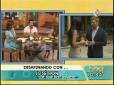 José Ron desayunando en HOY-Hablando Acerca de La Que No Podía Amar