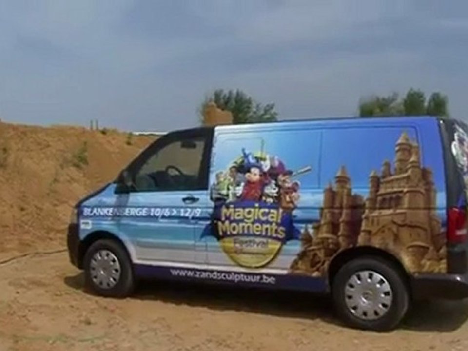 Magical Moments from Disneyland Paris in Sand Sculptures 2011