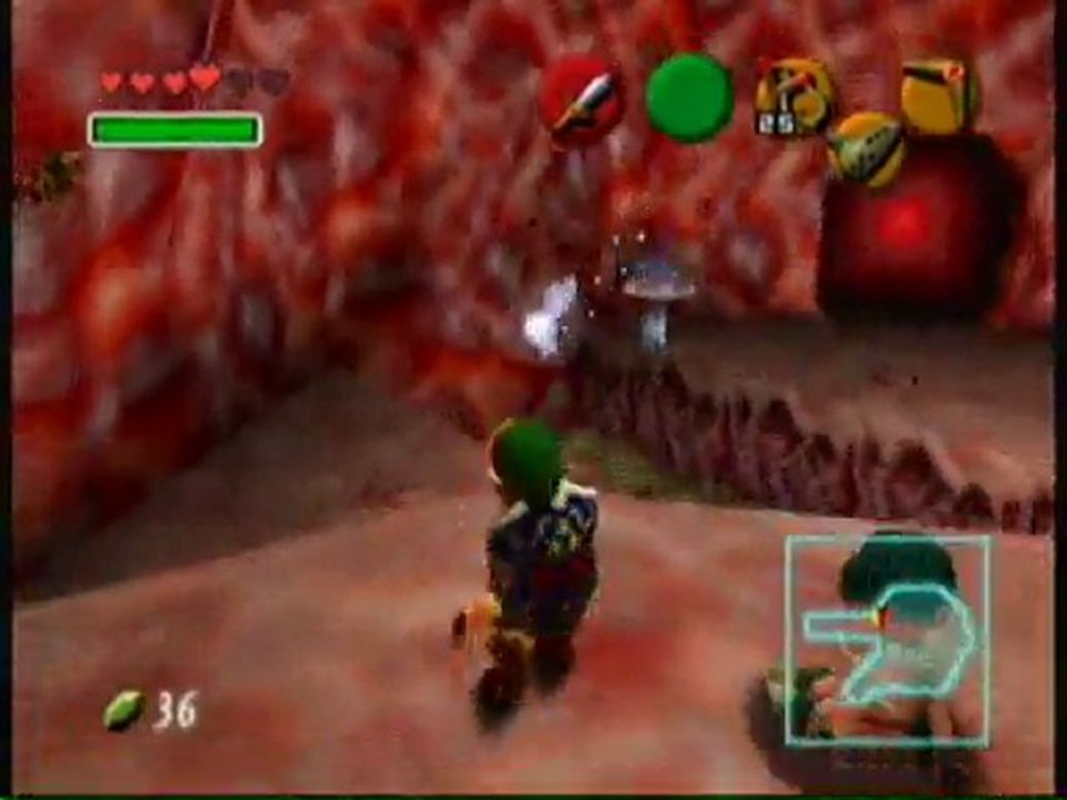 zelda ocarina of time (16 : les monstre tantacule