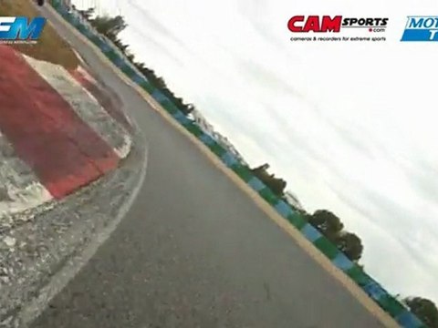 FSBK Magny Cours - Caméra embarquée Anthony Loiseau