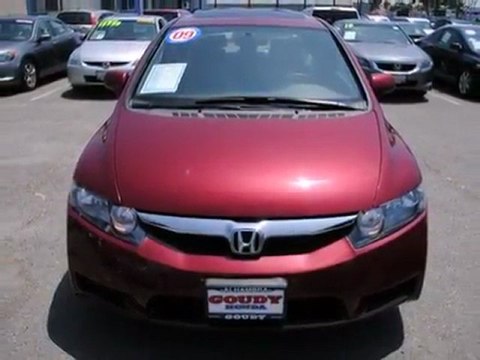 2009 Used Honda Certified Civic EX By Goudy Honda Los Angeles