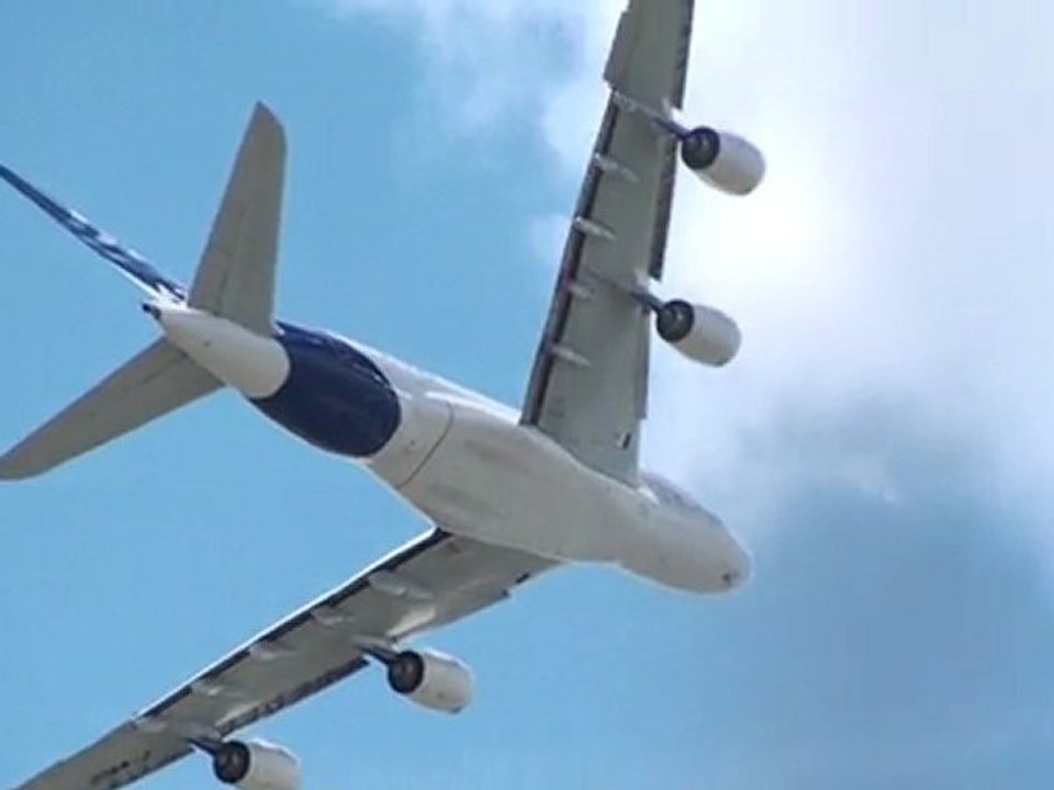 Airbus A-380 Démo 1 Full HD Meeting aérien du Bourget LBG Paris Airshow LFTA 2011