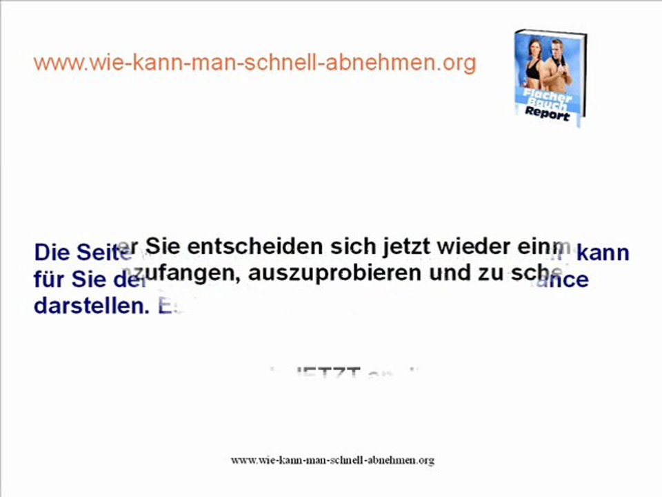 Bauchfett verbrennen: Die Lösung 01