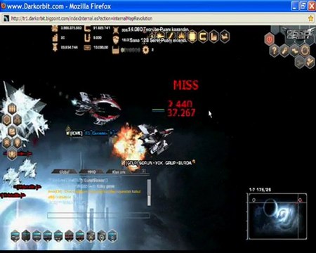 Darkorbit Tr1 iç savaş grup klanı