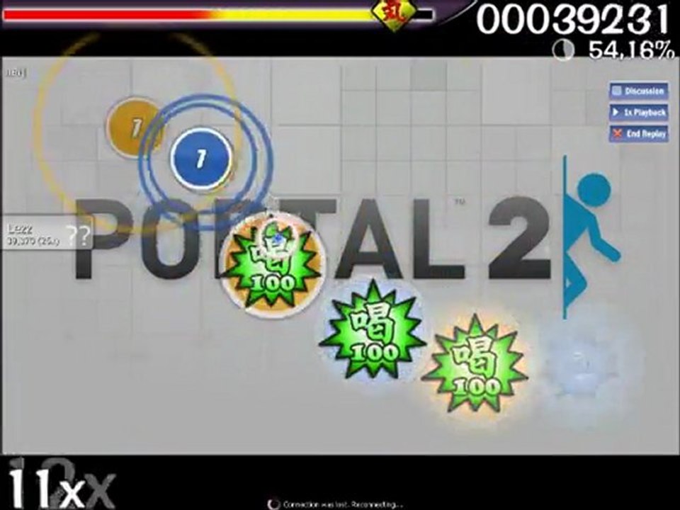 Mavidéoludique ; Osu! Want You gone Portal 2