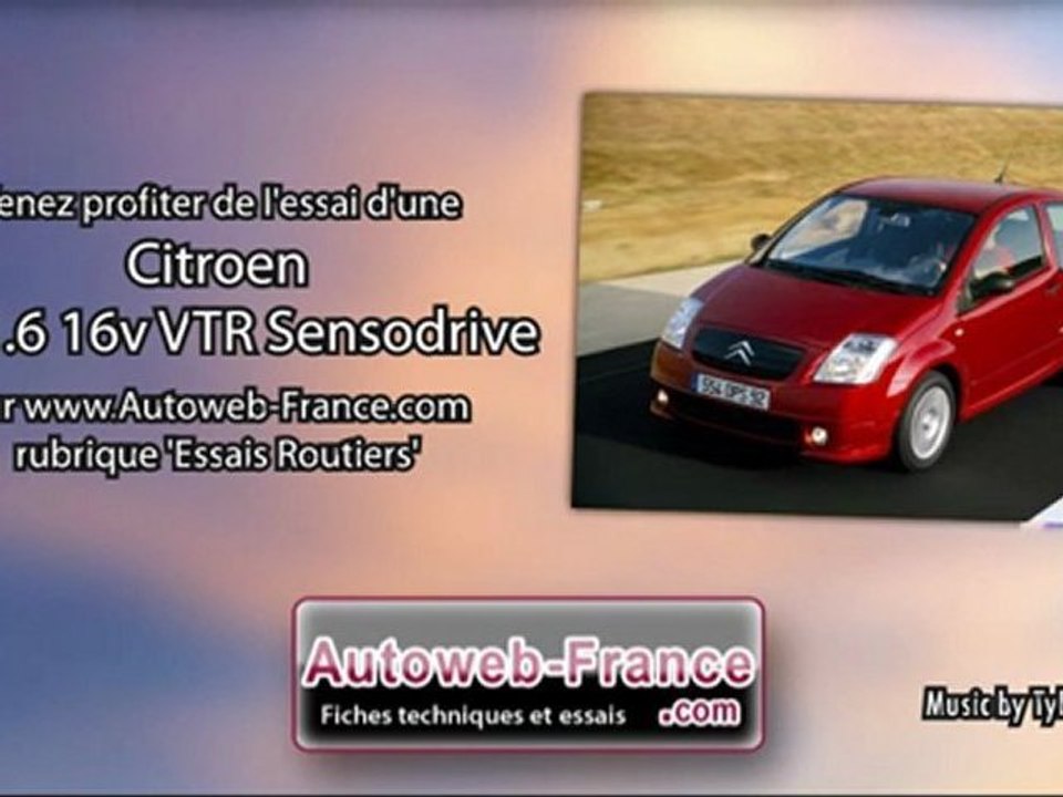 Essai Citroen C2 1.6 16v VTR Sensodrive - Autoweb-France