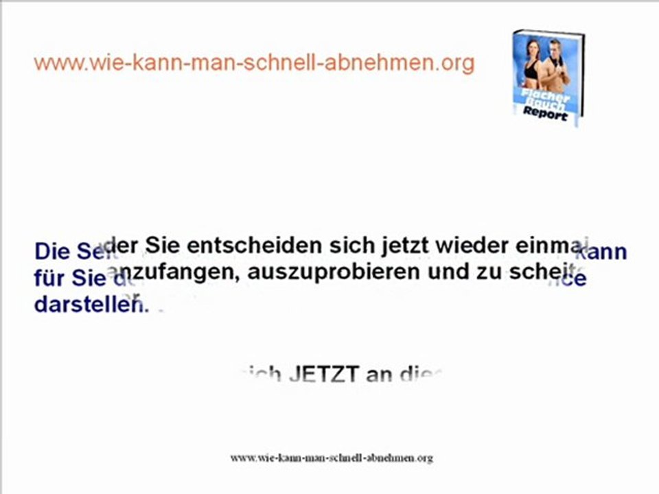 Wie kann man schnell abnehmen? Geheimnis enthüllt