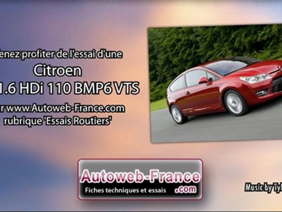 Essai Citroen C4 1.6 HDi 110 BMP6 VTS - Autoweb-France