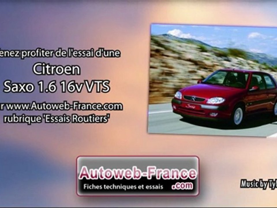 Essai Citroen Saxo 1.6 16v VTS - Autoweb-France
