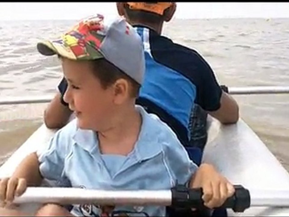 max axel moi mer Quend plage kayak