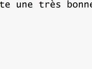 Ma première video(français)