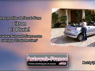 Essai Citroën C3 Pluriel - Autoweb-France