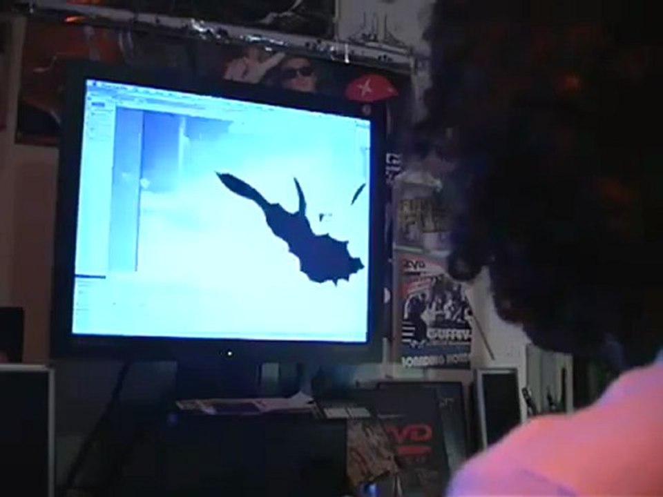 Kaputter Monitor durch Skatervideo