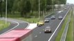 Autobahn Polizei Verkehr stoping  fail