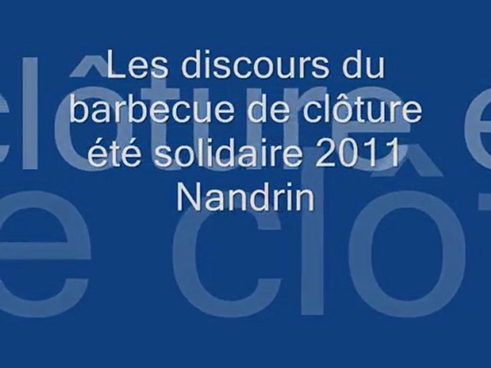 discours été solidaire