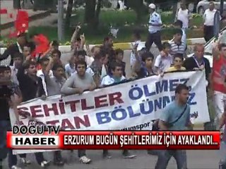 ERZURUM ŞEHİT YÜRÜYÜŞÜ